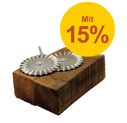 15+2 % Angebot Teigrädchen, 2 Stck., Ø35 mm, 2 Stck. Palisander 40 x 40 x 130 mm, max. 15% Rabatt